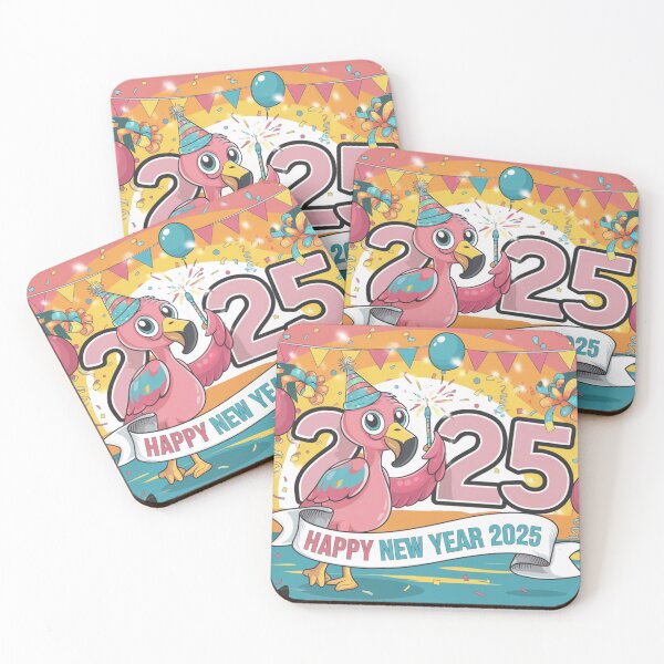 Item preview, Party Time Flamingo: 2025 Edition designed and sold by NeatThingLover.