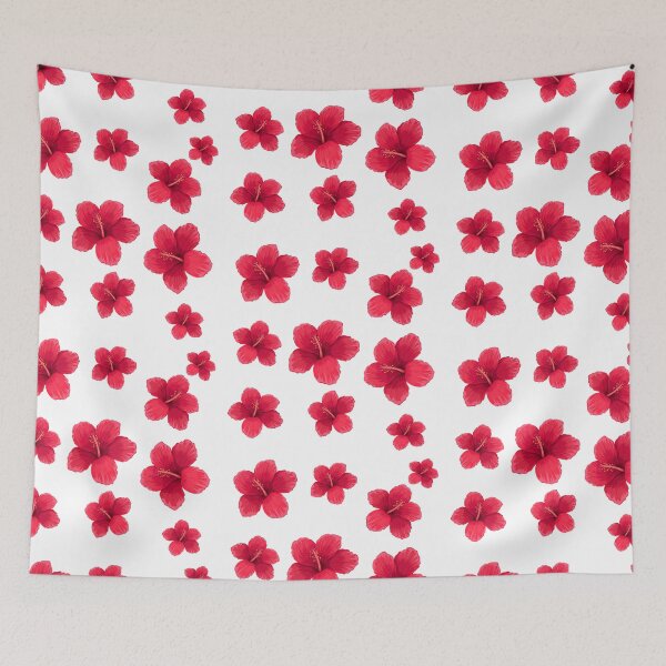 Item preview, Pink Hibiscus Flowers designed and sold by Red-forever.