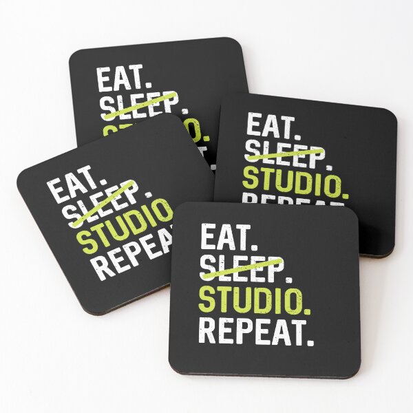 Item preview, Eat Sleep Studio Repeat -  Architect Graphic Design Funny Saying designed and sold by zeviwanty.