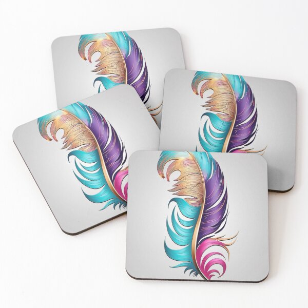 Item preview, colorful feather designed and sold by ManjulaKumari.