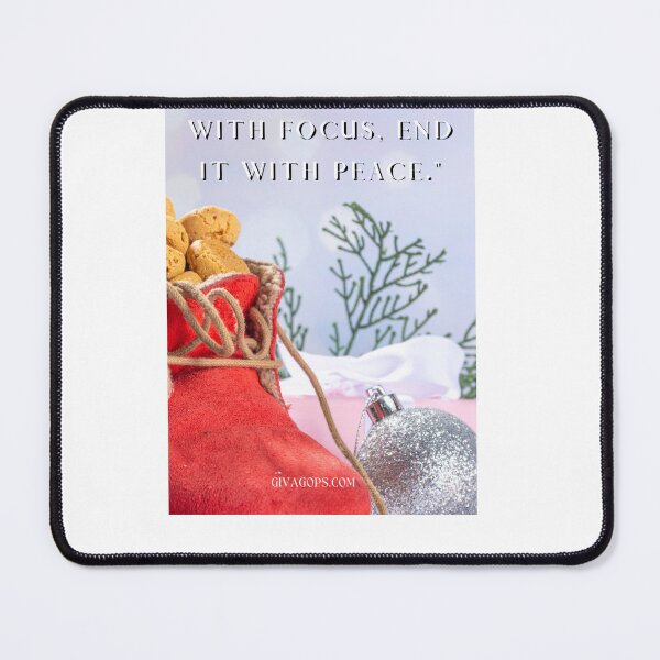 Item preview, "Start the day with Focus, end it with Peace." designed and sold by CUTESTUFFnow.