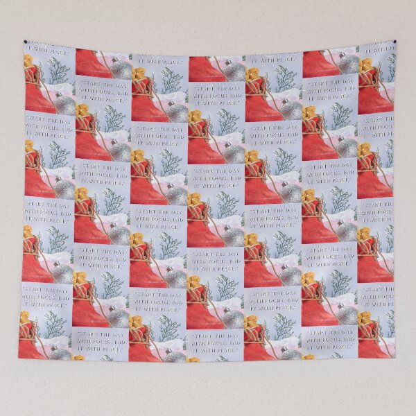 Item preview, "Start the day with Focus, end it with Peace." designed and sold by CUTESTUFFnow.