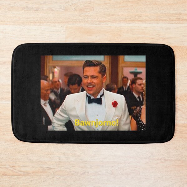 Item preview, Inglourious Basterds, Brad Pitt "Bawnjorno!" designed and sold by Paskwaleeno.