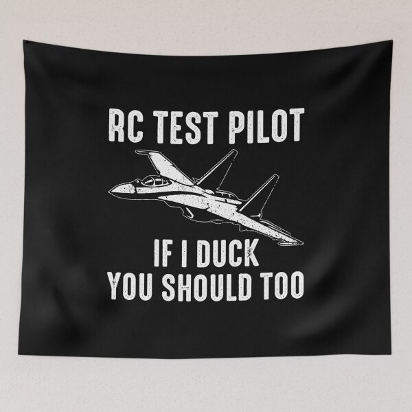 Item preview, If I Duck You Should Too - Funny RC Test Airplane Pilot designed and sold by zeviwanty.