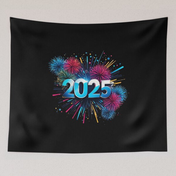 Item preview, Happy New Year 2025 T-shirt Design designed and sold by Pixevol.