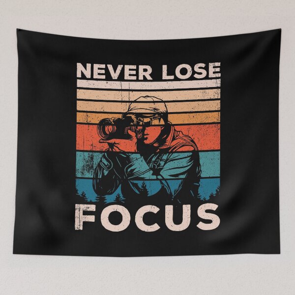 Item preview, Never Lose Focus - Vintage Photographer Camera Lover designed and sold by dantixebiana.