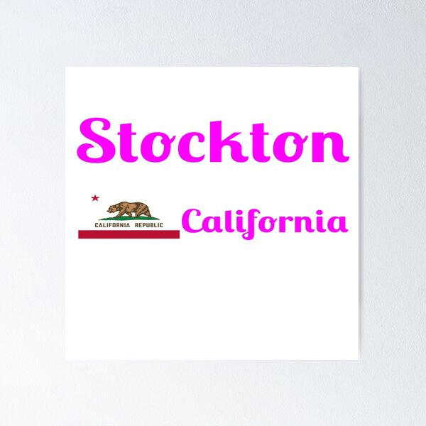 Item preview, Stockton California - Stylish Prints designed and sold by Fleetwood1994.