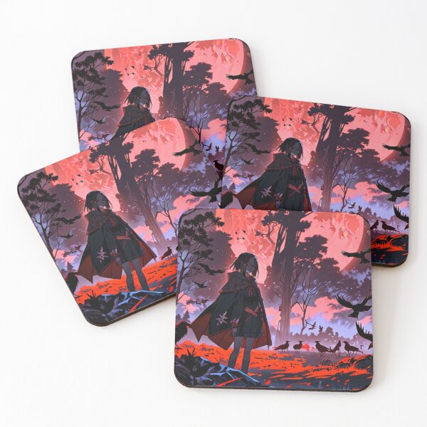 Item preview, Scarlet Forest Under the Crimson Moon designed and sold by TheSharpService.