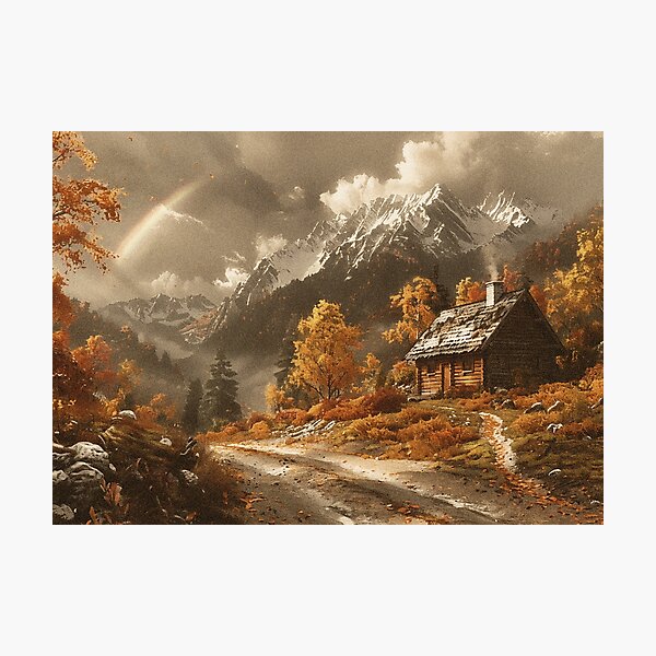 Item preview, Whispers of Autumn | Scenery | Impressionism designed and sold by Drawings Project.