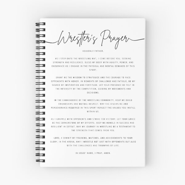 Artikelvorschau, Powerful Wrestling Prayer for Strength and Courage - Motivational Christian Design entworfen und verkauft von SwordScripts.