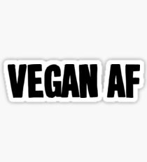 Vegan AF ! Vegetarian Food Vegetables Sticker