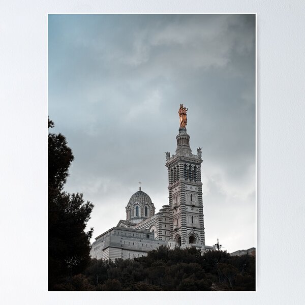 Marseille Basilica - France Poster