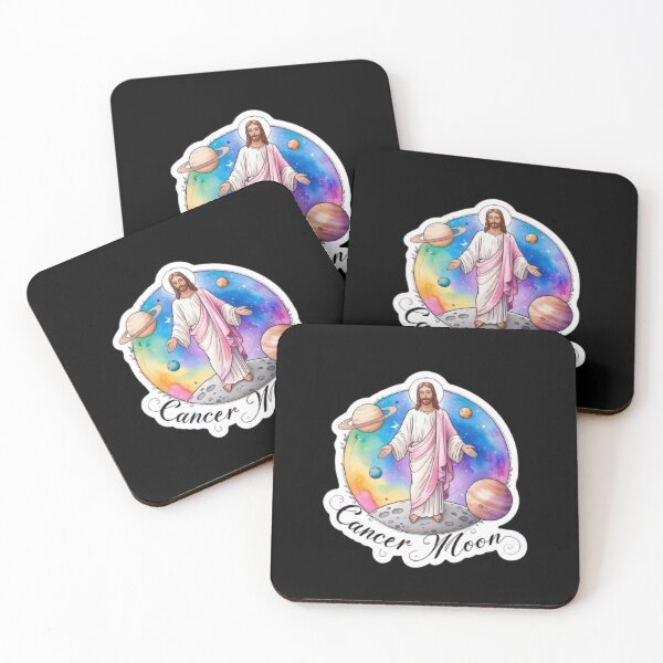 Item preview, Watercolor Jesus Cancer Moon  Astrology Art designed and sold by Mudastro Astrology.