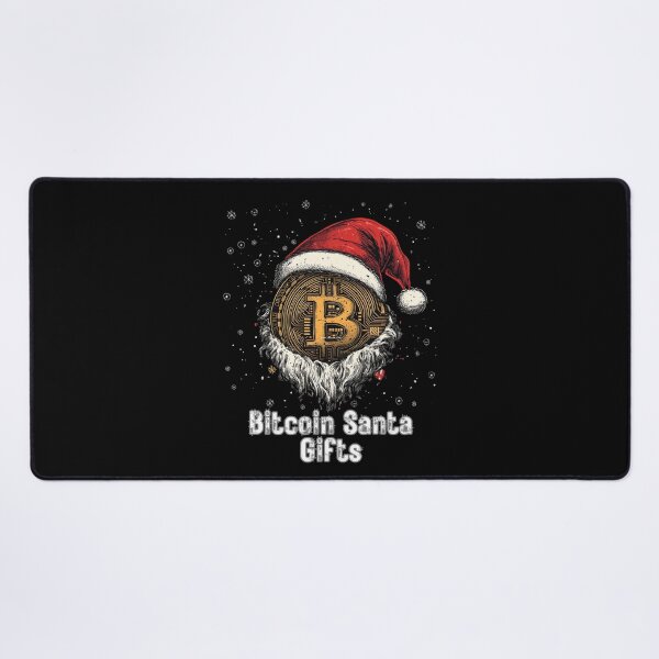 Aperçu de l'œuvre Cadeaux de Noël Bitcoin Père Noël créée et vendue par BitCryX.