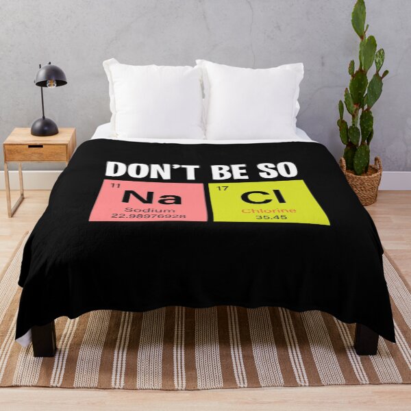 Item preview, Funny Chemistry Humor Don't Be Salty Science Wordplay Elements designed and sold by w1ckerman.