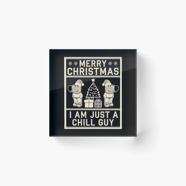 Item preview, Merry Christmas Chill Guy designed and sold by LawmanNastasia.