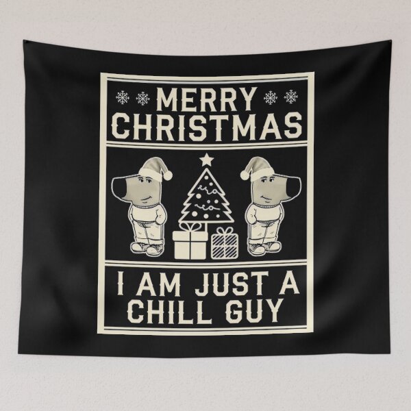 Item preview, Merry Christmas Chill Guy designed and sold by LawmanNastasia.