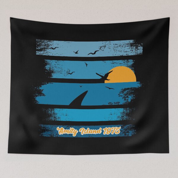 Item preview, Amity Island Jaws film scene 1975 designed and sold by yellowmadcat.