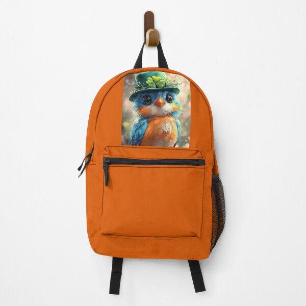 Item preview, Adorable Blue and Orange Bird with Green Hat designed and sold by Cris888.