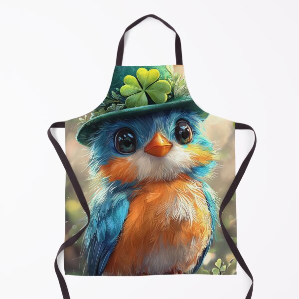 Item preview, Adorable Blue and Orange Bird with Green Hat designed and sold by Cris888.