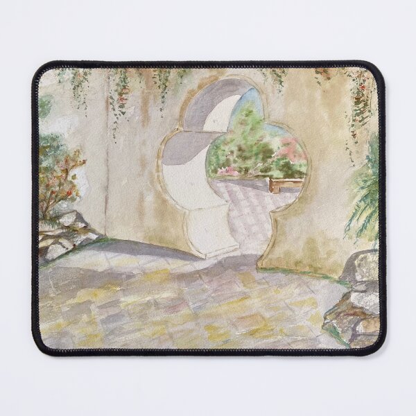 Item preview, Watercolour painting of garden archway designed and sold by jessicalace.