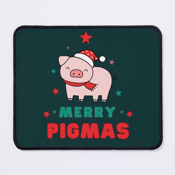 Item preview, Pig in santa hat - Merry pigmas designed and sold by AngelikaC04.