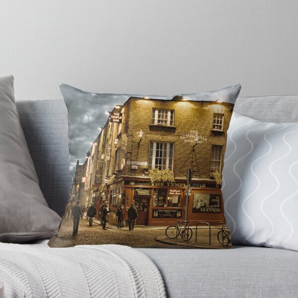 Item preview, Famous Temple Bar in the Temple Bar area in Dublin at night designed and sold by Photopat.