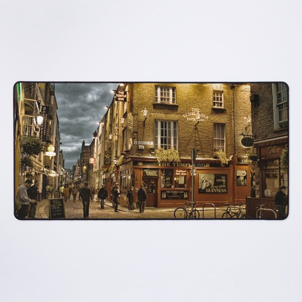 Item preview, Famous Temple Bar in the Temple Bar area in Dublin at night designed and sold by Photopat.