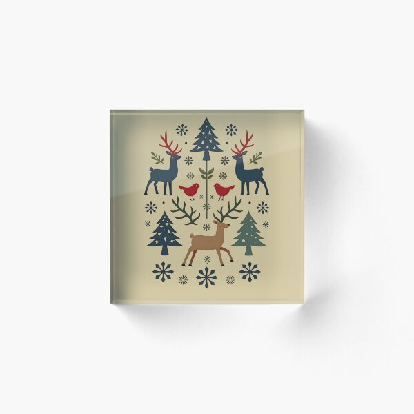 Item preview, Scandinavian Folk Geometric Pattern designed and sold by pnidesign.