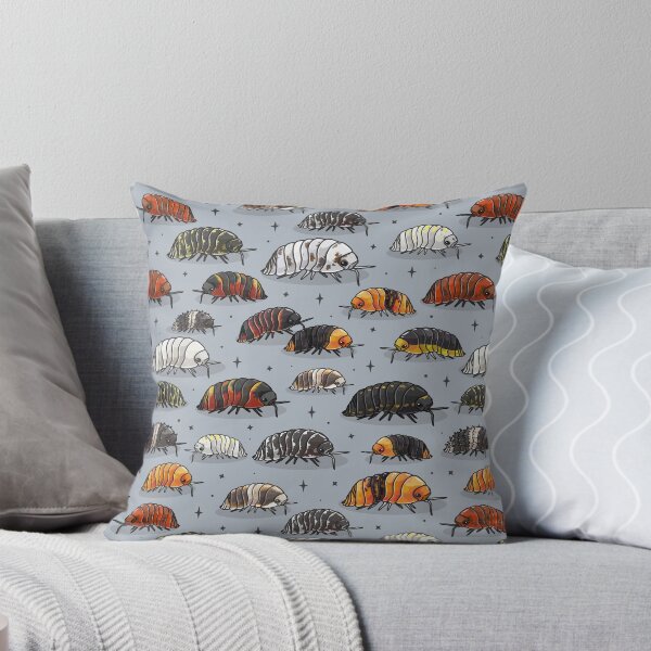 Item preview, Isopod Throw Pillow | Roly Poly | Pill Bug Gift designed and sold by Kompromisss.