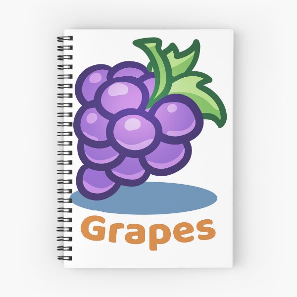 Item preview, Uvas de dibujos animados designed and sold by Happie Kids.
