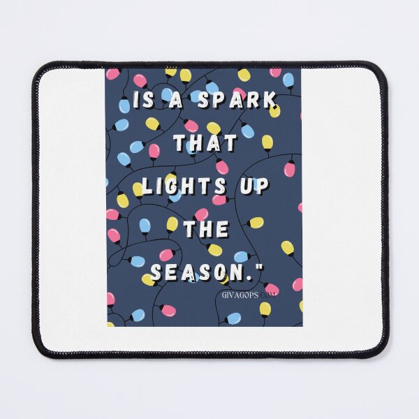 Item preview, "Your smile is a spark that lights up the season." designed and sold by CUTESTUFFnow.