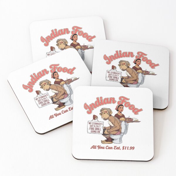 Item preview, Indian Food, Monkey, Spicy, toilet humor, foodie, funnyfits70, Humor, Funny, retro, vintage, funny quotes, animal humor, designed and sold by FunnyFits70.