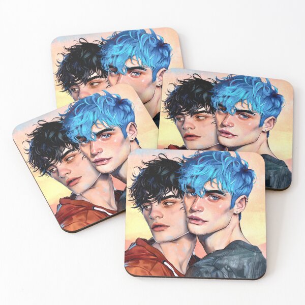 Item preview, Cas & Val BoysLove Gay Romance Artwork | Ice Blue Eyes Bookstagram by Julien Roux designed and sold by NinjadesignShop.