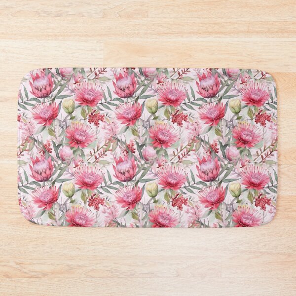 Item preview, Australian Christmas  Red Waratah and Gum Flower Pattern designed and sold by Jaydee001.