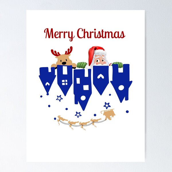 Item preview, Cute sneeking santa christmas apparel designed and sold by T-Paradize.