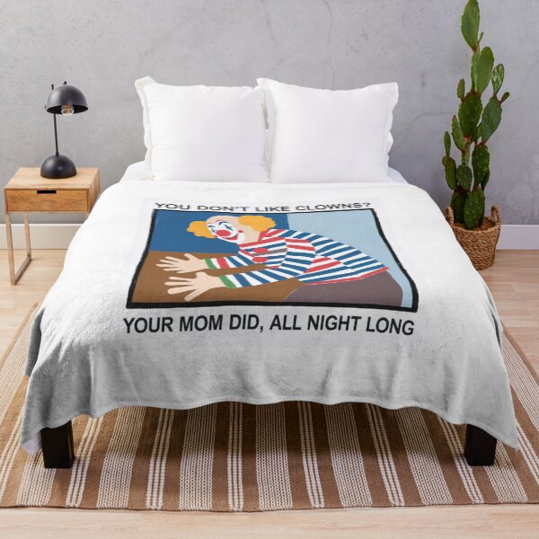 Item preview, Don't like clowns, your mama, mom, clown, funnyfits70, Humor, Funny, retro, vintage, funny quotes, animal humor, designed and sold by FunnyFits70.