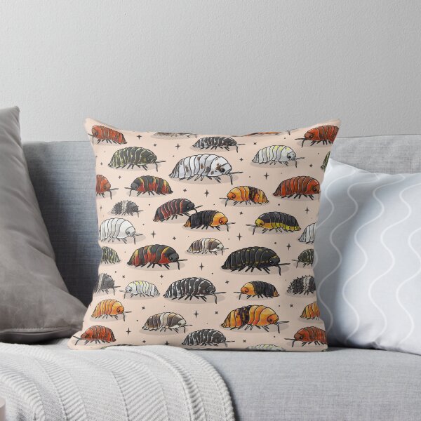 Item preview, Isopod Throw Pillow | Roly Poly | Pill Bug Gift designed and sold by Kompromisss.
