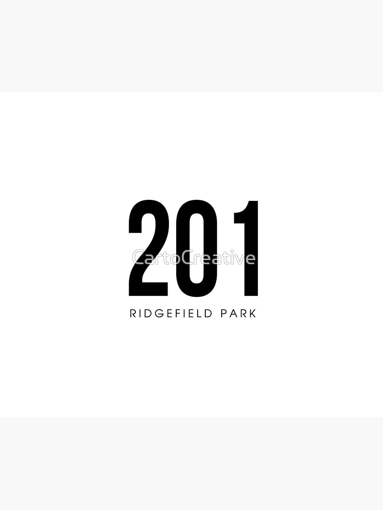 "Ridgefield Park, NJ 201 Area Code design" Tapestry for Sale by