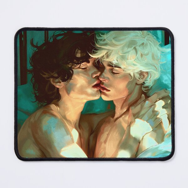 Item preview, Fiore & Isahia BoysLove Gay Romance Artwork | Shadow Creatures Couple Bookstagram by Julien Roux designed and sold by NinjadesignShop.