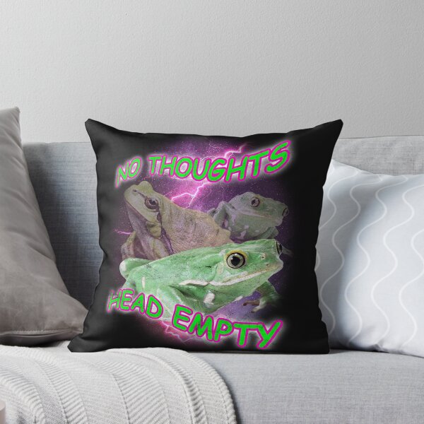Item preview, No Thoughts Head Empty Frogs designed and sold by AnnieBolton.