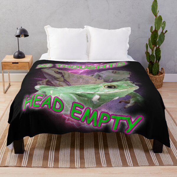 Item preview, No Thoughts Head Empty Frogs designed and sold by AnnieBolton.