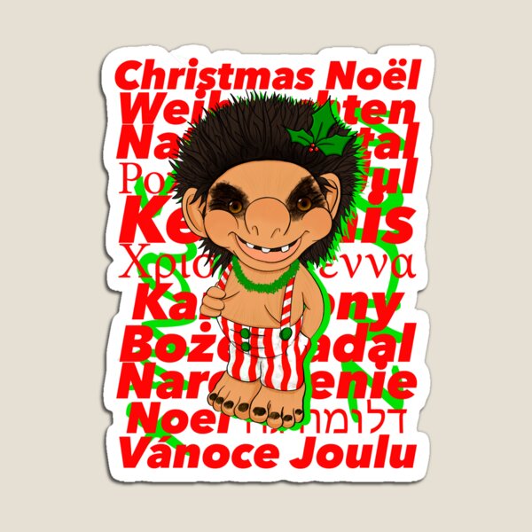 Artikelvorschau, NORUZ TROLL – WEIHNACHTSCHARAKTER [Eleuterio Elf: Weihnachten im Zauberwald] entworfen und verkauft von OLIZTYLE.