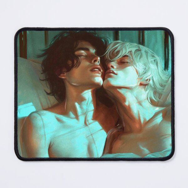Item preview, Love of Fiore & Isahia BoysLove Gay Romance Artwork | Shadow Creatures Couple Bookstagram by Julien Roux designed and sold by NinjadesignShop.