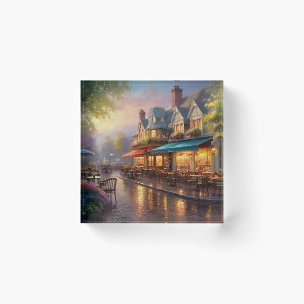 Item preview, Spring Blossoms by the Street Café designed and sold by BlareBlare.
