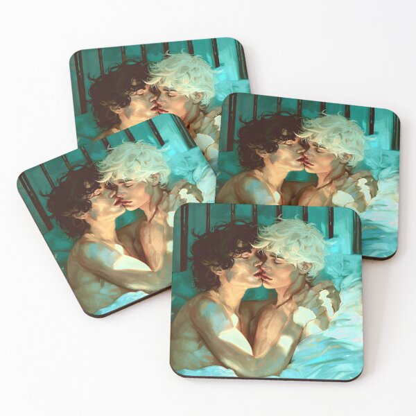 Item preview, Fiore & Isahia BoysLove Gay Romance Artwork | Shadow Creatures Couple Bookstagram by Julien Roux designed and sold by NinjadesignShop.