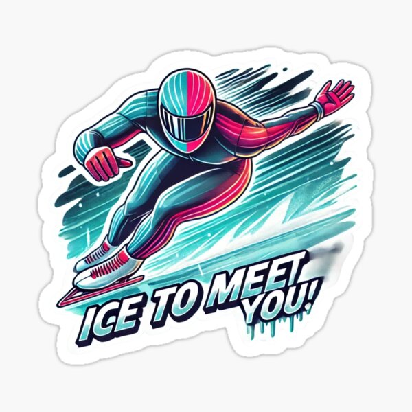 Item preview, speed skating designed and sold by EuropeanPrints.