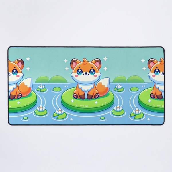 Item preview, Fox on Lily Pad designed and sold by IskandarDesigns.