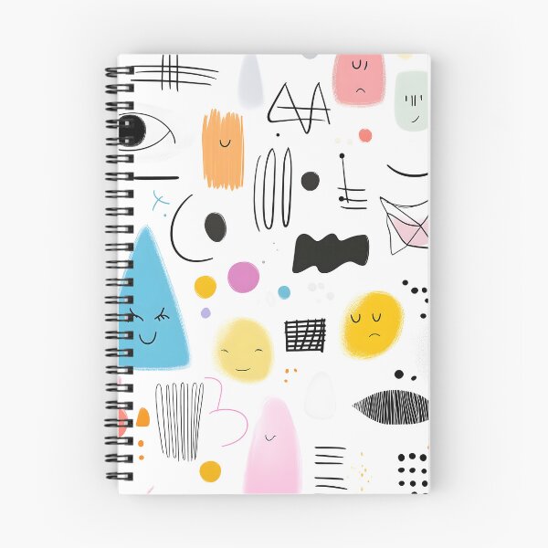 Item preview, Playful Smiley Faces and Abstract Shapes designed and sold by Soul-Sparks.