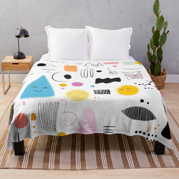 Item preview, Playful Smiley Faces and Abstract Shapes designed and sold by Soul-Sparks.